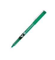 Pilot V5 Hi-Tecpoint İğne Uçlu 0.5 MM Roller Kalem Yeşil (12 Li Paket)