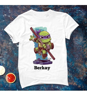 Ninja Kaplumbağalar Tişörtü ( Çocuk - Büyük ) Kişiye Özel