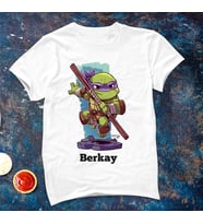 Ninja Kaplumbağalar Tişörtü ( Çocuk - Büyük ) Kişiye Özel