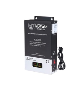Ceta Mervesan Otomatik Voltaj Regülatörü (Kombi Tv) 1000W MTR-1000 - 47-63 hz
