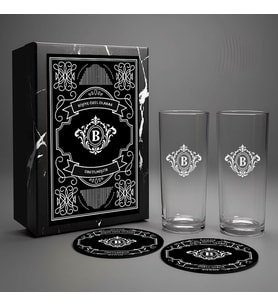 Lüks Premium Rakı Bardağı Seti – 2’li Bardağıyla – Premium Kutuda – Babaya Hediye