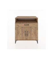Hyperion Şifonyer 2 Raflı Tek Çekmeceli 2 Kapaklı 88x44x96 Çam-Çam