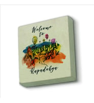 Kapadokya Baskılı Doğaltaş  Magnet(KRT-118)Buzdolabı Süsü