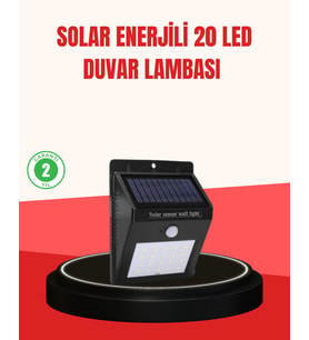 Northcity Güneş Enerjili Su Geçirmez Dış Mekan Aydınlatma - Solar LED Duvar Lambası