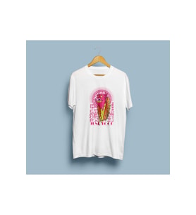 Oversize Hot Dog Tasarım Unisex T-shirt