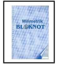 Dilman Milimetrik Defter A3 Mavi 30 Yaprak - 3 adet