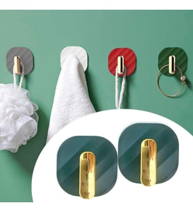 2li Yapışkanlı Retro Askılık Dolap Kapak Kulpu Yeşil (5343)