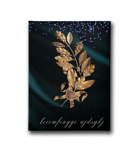 Golden Canvas Tablo MİND667