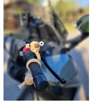Amigurumi buz devri sid motorsiklet süsü (telli)