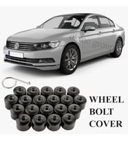 PASSAT B8 SEDAN 2015-2018 MODEL ARASI UYUMLU 20 ADET ŞİFRESİZ-1K BİJON KAPAĞI TAKIM SİYAH