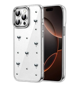 Newface Apple iPhone 14 Pro Max Fiyonk Desenli Kapak - Desen 1