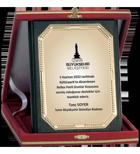 ODAK KUPA - Ahşap Plaketler - PL-041-M B - 15x20 cm