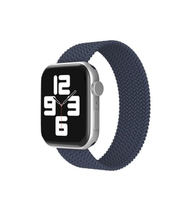 Uray store Apple Watch 38mm Ayarlı Solo Silikon Kordon - Lacivert