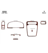Meriç® Nissan Pick-Up Ön Torpido Kaplama Maun 7 Parça 1998-1999 (Maun)