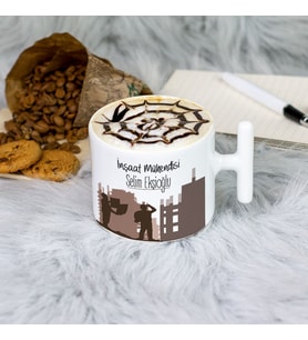 İnşaat Mühendisi Latte Fincanı 005