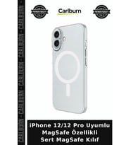 iPhone 12/12 Pro Uyumlu MagSafe Özellikli Sert MagSafe Kılıf Cihaz Kabı Telefon Koruyucu Cep Örtüsü