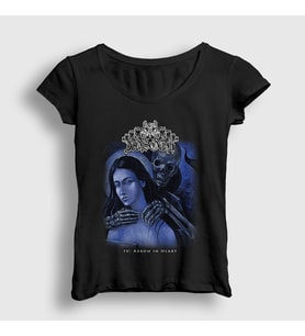 Presmono Kadın Siyah Arrow In Heart Aosoth T-Shirt 541588tt