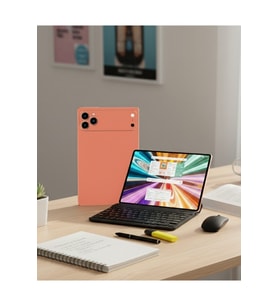 Klavyeli Android Tablet Geniş Hafıza Seçenekleri ve IPS Ekran