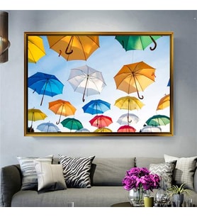 Altın Çerçeveli dekoratif tablo l1467 (Gold)