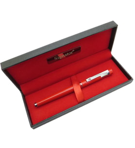 Signator® T615 Kırmızı Roller Kalem  İsme Özel Kalem  Hediyelik Kalem (Karışık)
