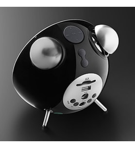 EDIFIER Image Series MF240BTBTick-Tock Dock 8W Rms Çalar Saatli FM Radyo / SD Kart Girişli Hoparlör Siyah, BLUETOOTH