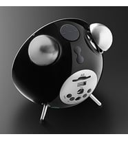 EDIFIER Image Series MF240BTBTick-Tock Dock 8W Rms Çalar Saatli FM Radyo / SD Kart Girişli Hoparlör Siyah, BLUETOOTH