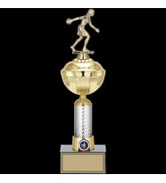 ODAK KUPA - Figürlü Kupalar - Bowling Kadın Figürlü Kupalar FG-057 C - 40 cm