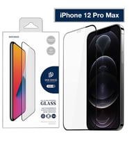 Dux Ducis iPhone 12 Pro Max 6.7inç Tempered Cam Ekran Koruyucu 10D Full Kaplama SİYAH
