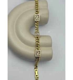 Xuping Gold Kare Motif Bileklik - 25xpb56