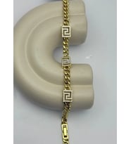 Xuping Gold Kare Motif Bileklik - 25xpb56