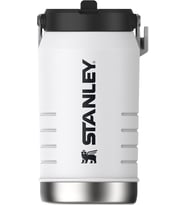 Stanley Iceflow Flip Straw 2.0 Pipetli Termos Su Şişesi 1.9 Litre - Chalk Paslanmaz Çelik