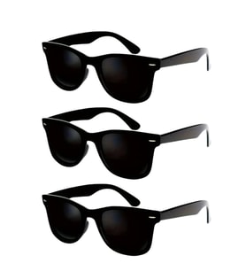 Vos Versa Siyah Unisex 3lü Güneş Gözlüğü VVG011003