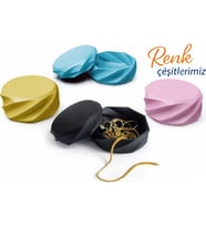 Takı Kutusu Organizer 7,5x7,5 cm Kapaklı Mücevher Kutusu Taşınabilir Seyahat Takı Saklama Kutusu