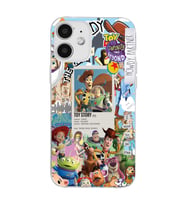 Iphone 12 Uyumlu Toy Story Tasarımlı Şeffaf Telefon Kılıfı
