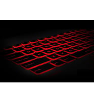 MSI Creator P75-9SD Klavye Işıklı Kırmızı Tuş RGB