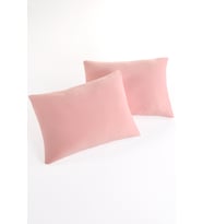Örme %100 Pamuk Flaplı 2 Adet Yastık Kılıfı 50×70 Cm (Somon)
