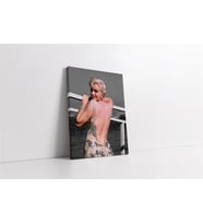 Marliyn Monroe Sırt Dekolteli Kanvas Tablo