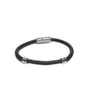 JTSS26BLK1790 ALAŞIMLI METAL KİLİT HAKİKİ DERİ JANTİ BİLEKLİK