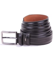 Dagoster DMK26-305DG Siyah 3,5 cm Hakiki Deri Erkek Kemer