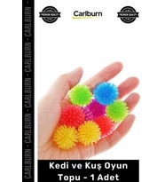 #Petshop İnteraktif Renkli Çıngıraklı Dayanıklı Eğlenceli Egzersiz Pet Kedi Kuş Oyun Topu