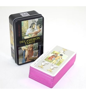 Decameron Metal Kutulu Tarot Kartı Alk2768
