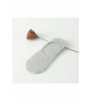Unisex Gri Paket Pamuklu Babet Çorap 5'li