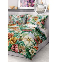 Nevresim Takımı %100 Pamuk Saten Lastikli Çarşaf Deluxe Koleksiyon Çift Kişilik 3d Daisy