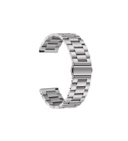 Samsung Galaxy Watch Active 2 40mm Uyumlu 20mm Kordon Metal Baklalı Tasarım Zore Band-04 Kayış