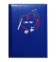 PROMOSYON DENİZİ  DOKTOR 6 GÖRSELLİ LACİVERT RUHSAT KABI