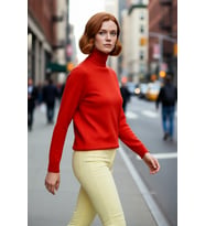 Kadın Oversize Balıkçı Yaka Basic Triko Kazak Kışlık Soğuk Havalar İçin İdeal Şıklık Ve Rahatlık