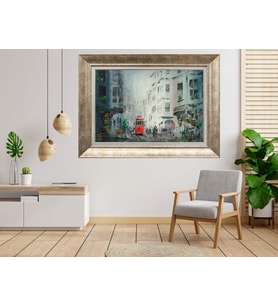 Gümüş Çerçeveli dekoratif Tablo as982