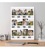 Kişiye Özel Fotoğraflı Poster 2026 Takvim 35X50 cm