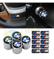 Bmw Sibop Kapağı Metal Torpido Jant Direksiyon Vites Damla Etiket Sticker 4+10 Adet