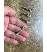 3 CM 4 ADET ÇELİK ÇİFT DELİKLİ ÇANTA GİYİM HIRKA ÖRGÜ DİKİŞ AKSESUARI